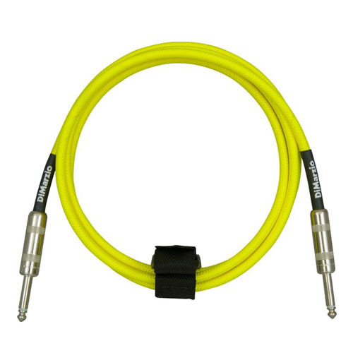 Dimarzio - overbraid cable, neon yel ,18ft (5.48m) 