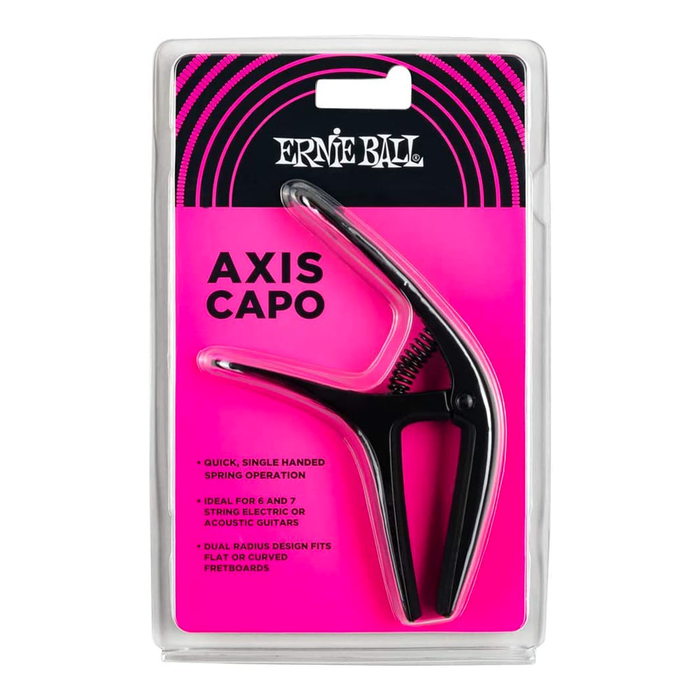 Dunlop AXIS DUAL RADIUS CAPO BLACK SATIN