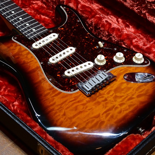 [중고] Fender USA UItra Stratocaster Quilted Top Sunburst 1990&#039;s MOD