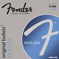 팬더스트링 Fender 2010 Original Bullet-End 3150L 퓨어니켈 일렉기타줄 009-042 (3150-403)