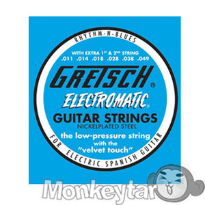 Gretsch® Nickel-Plated Steel Strings 011-049