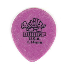 Dunlop Tortex 티어드롭 1.14mm 물방울 피크(413R1.14) 