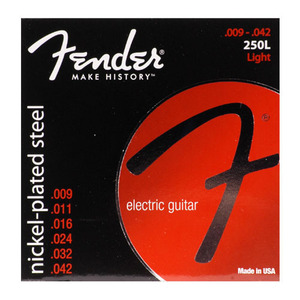 팬더스트링 Fender - Super 250L Nickel-Plated  (009-042)