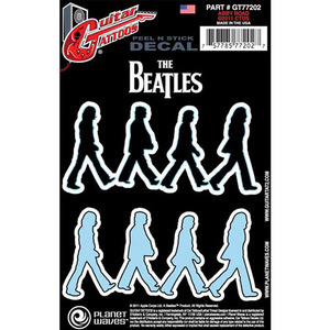 디자인 스티커 Planet Waves - Beatles Guitar Tattoo Sticker, Abbey Road