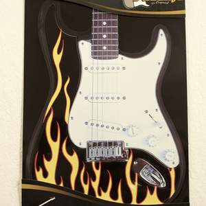 Facelift (페이스리프트) Stratocaster Flames 기타 스티커 