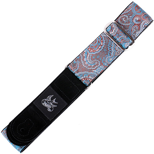 JayKco Strap - Blue and Silver Paisley 