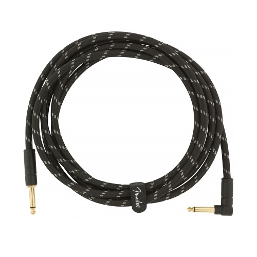 Fender Deluxe Series 10&#039; Instrument Cable Black Tweed ANGL (3m)