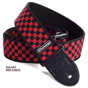 Dunlop - Classic Woven Red Check Straps